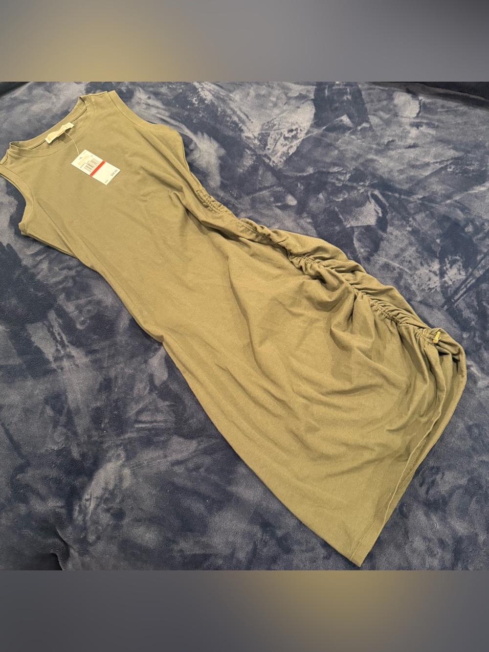 NWT Michael Kors Olive Green Sleeveless Dress